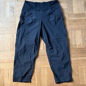 Prana Black Cropped Pants with Pockets